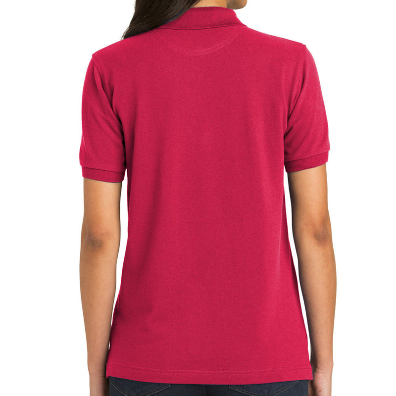 Ladies Big Size Port Authority Heavyweight Cotton Pique Polo Shirt