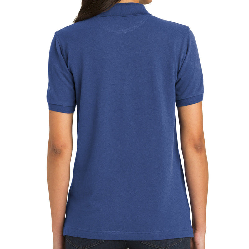 Ladies Big Size Port Authority Heavyweight Cotton Pique Polo Shirt