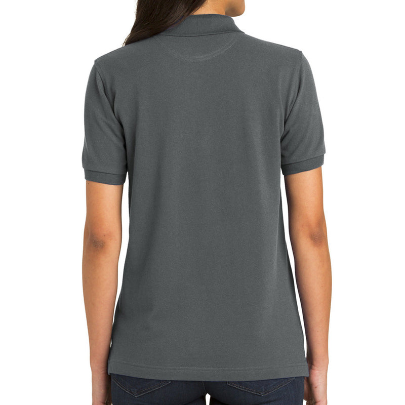 Ladies Big Size Port Authority Heavyweight Cotton Pique Polo Shirt