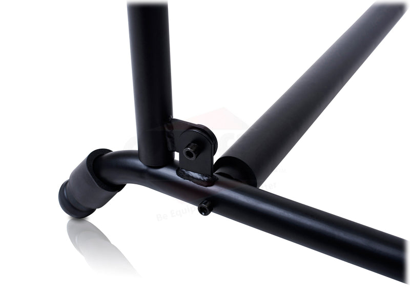 Five Guitar Rack Stand by GRIFFIN | Holder for 5 Guitars & Folds Up For Easy Transport | Neoprene Tubing Accessories | Ideal For Music Bands, Recording Studios, Schools, Stage Performers & Artists