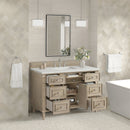 James Martin Lorelai 48" Single Bathroom Vanity, Whitewashed Oak