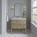 James Martin Emmeline 36" Single Bathroom Vanity, Pebble Oak