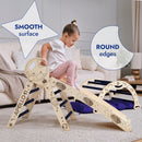 Apollo 4in1 Climbing Set:  Pikler Triangle, Arch, Slide Board, and Cushion for Little Toddlers Astronauts (1–3 Years)