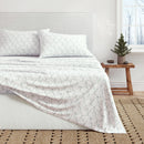 Turkish Cotton Flannel Sheet Set - Winter Floral Collection by Great Bay Home