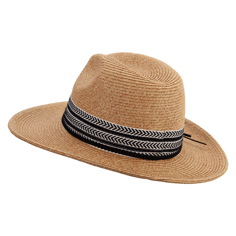 Women's Braided Fedora Hat