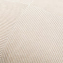 Aqil Beige Corduroy Patchwork Accent Pillow