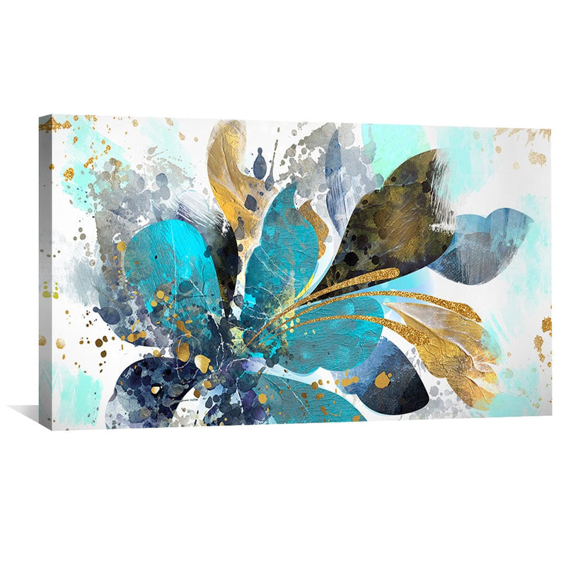 Aqua Lustered Canopy Canvas