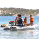 Aqua Marina A-Deluxe 4-Person Inflatable Speed Boat With Comfortable Rowing Seat And Adjustable Center Feet, 8FT  (SAK20456)