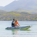 Aqua Marina Aircat BT-AC335 5-Person High-Speed Inflatable Catamaran With DWF Air Deck, 11FT (SAK10650)