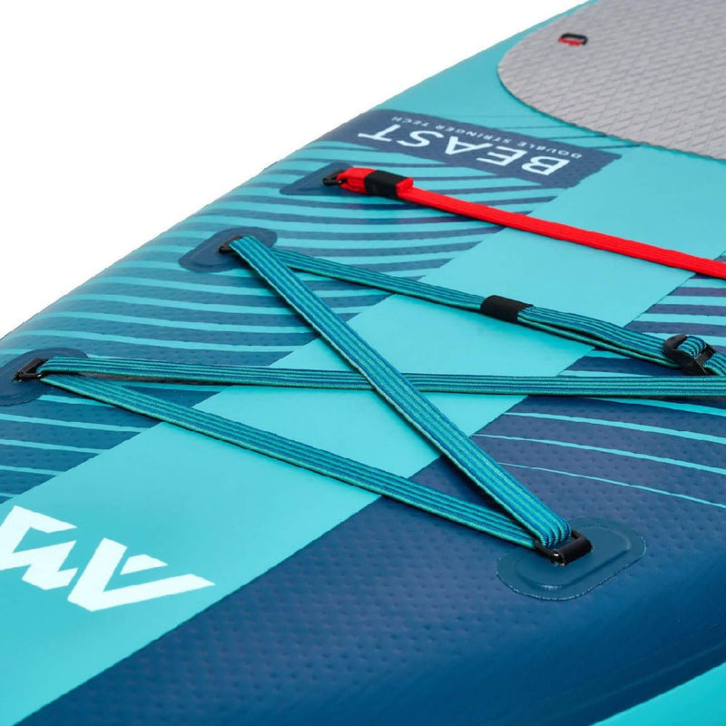 Aqua Marina Beast BT-23BEP Advanced All-Around Inflatable SUP With Carbon Hybrid Paddle, 10FT (SAK89512)