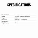 Aqua Marina Breeze 9FT Green Compact Inflatable SUP With Drop Stitch Light Technology [BT-23BRP] (SAK68745) by SAKSBY WHOLESALE