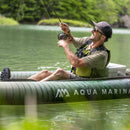 Aqua Marina Caliber 13FT Angling Kayak With Foldable Fishing Seat [Paddle Excluded] [CA-398] (SAK23467)