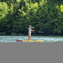 Aqua Marina Fusion BT-23FUP Premium All-Around SUP W/ Durable PVC Rail Layers & Grooved EVA Footpad,  10FT (SAK37195)