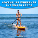 Aqua Marina Fusion 10FT Premium All-Around SUP W/ Durable PVC Rail Layers & Grooved EVA Footpad [BT-23FUP] (SAK37195) by SAKSBY WHOLESALE