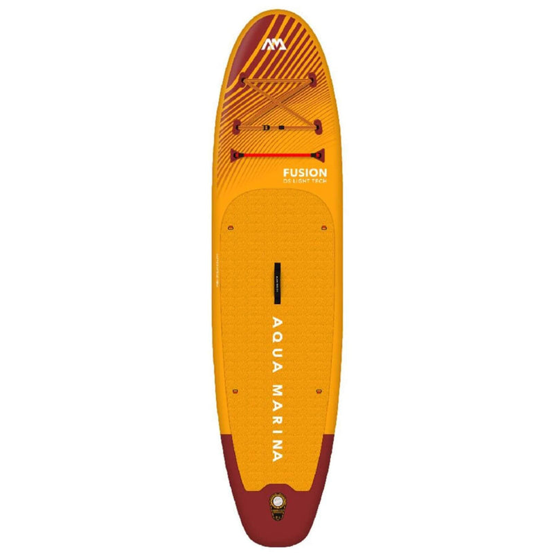 Aqua Marina Fusion BT-23FUP Premium All-Around SUP W/ Durable PVC Rail Layers & Grooved EVA Footpad,  10FT (SAK37195)