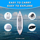 Aqua Marina Halve Ultra-Light Packayak™ 2-Person Kayak With DWF Deck [Paddle Excluded] [HA-398] (SAK41876) by SAKSBY WHOLESALE