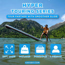 Aqua Marina Hyper 12FT Navy Touring SUP With Hydrodynamic Rail Edges & Adjustable Bungee [BT-23HY02] (SAK23285) by SAKSBY WHOLESALE