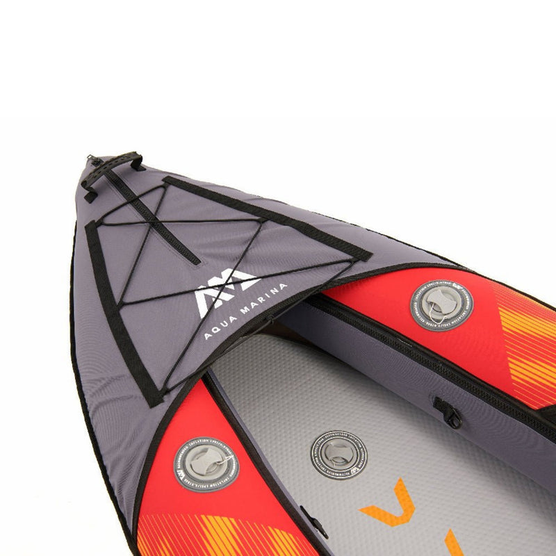 Aqua Marina Memba 330 1-Person Ultra Stiff Touring Kayak With Double Wall Fabric Floor, 10FT (SAK56789)