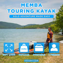 Aqua Marina Memba 330 10FT 1-Person Ultra Stiff Touring Kayak With Double Wall Fabric Floor [ME-330] (SAK56789)