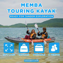 Aqua Marina Memba 390 Premium 12FT 2-Person Touring Kayak With DWF Deck And Paddles [ME-390] (SAK17282) by SAKSBY WHOLESALE