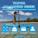 Aqua Marina Vapor 10FT All-Around SUP W/ Sand Ripple Grooved EVA Footpad [BT-23VAP] (SAK60532) by SAKSBY WHOLESALE