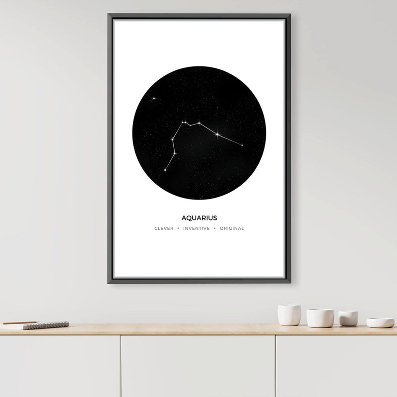 Aquarius Traits Canvas