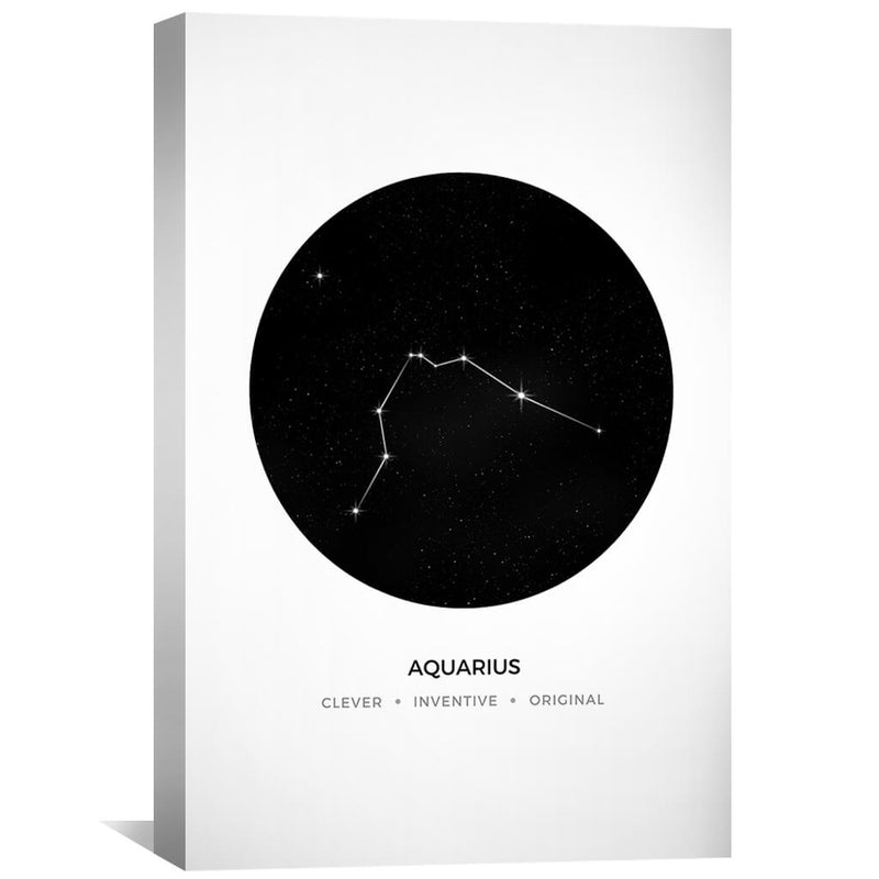 Aquarius Traits Canvas