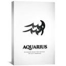 Aquarius - White Canvas