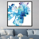 Aquatic Depth Canvas