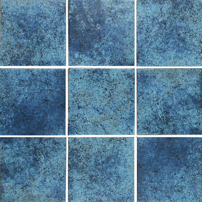 Aquatica Blue Porcelain Pool Tile 6"x6" - Baltic II Collection