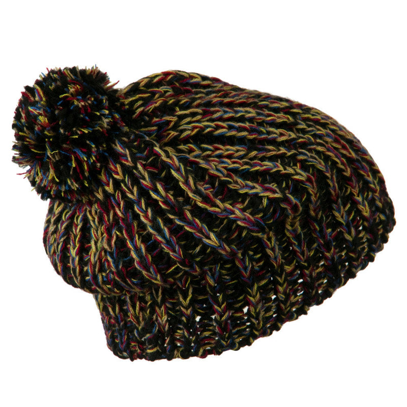 Woman's Acrylic Rainbow Beanie