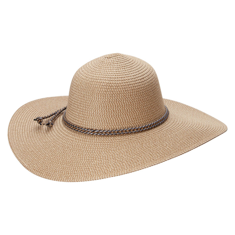 Women's Paper Braid Oval Crown Hat
