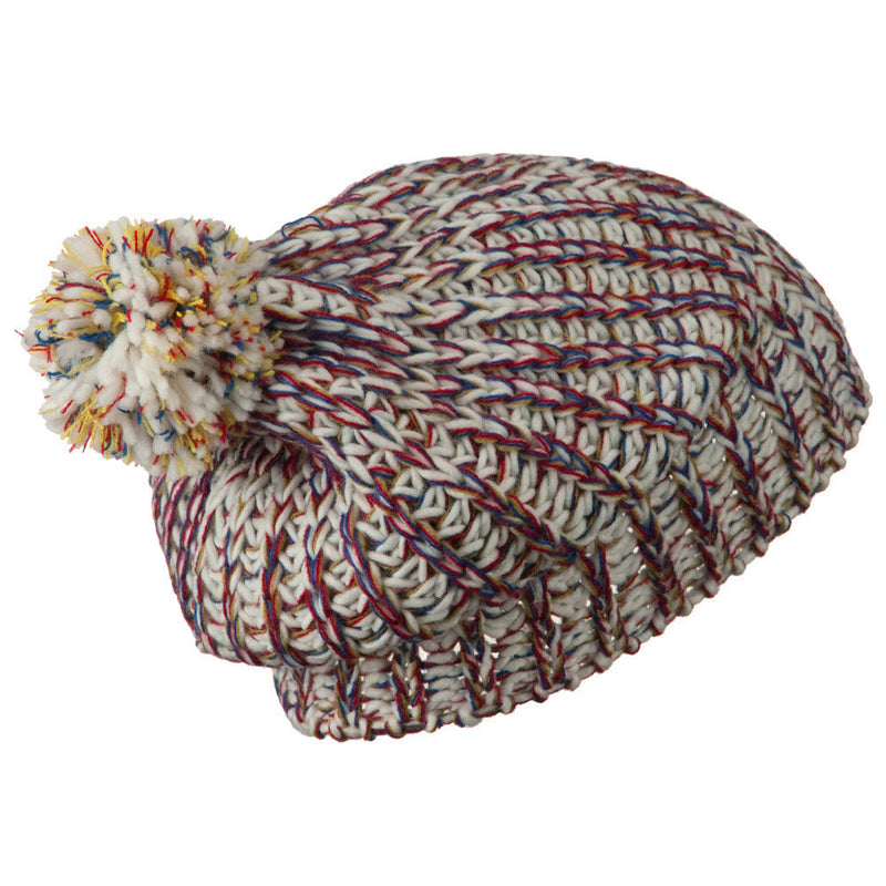 Woman's Acrylic Rainbow Beanie