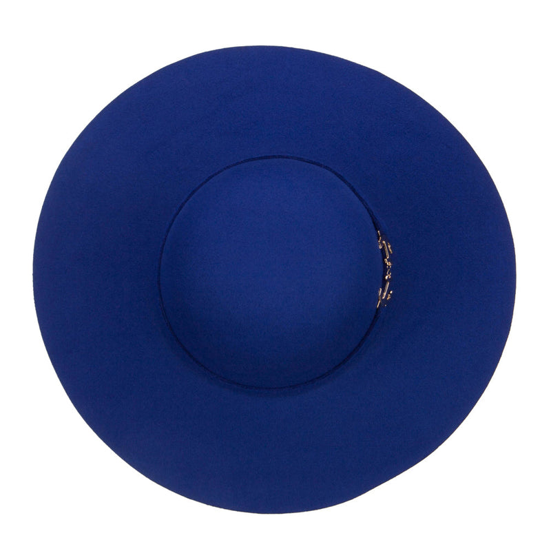 Poly Faux Felt Anchor Buckle Hat