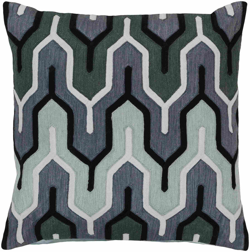 Bruges Dark Green Pillow Cover