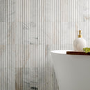 MSI Arabescato Venato Tile 4x12 Slat Honed