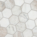 MSI Arabescato Venato White 5" Hexagon Honed Tile