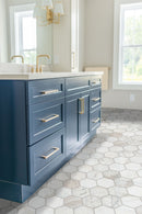 MSI Arabescato Venato White 5" Hexagon Honed Tile