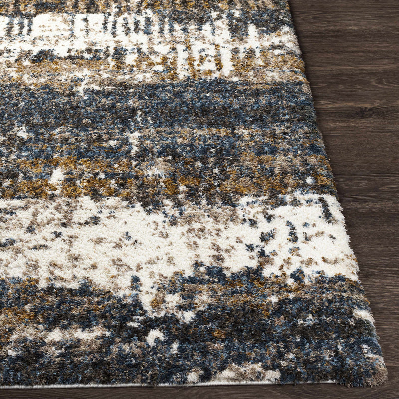 Arboles Abstract Lined Plush Area Rug