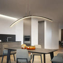 GobekUsa ARC Shape LED Hanging Pendant Lights Modern Lights for Dining Room