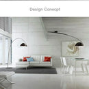 GobekUsa Aluminum Shade Black LED Floor Lamp for Living Room & Bedroom