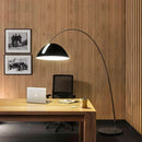 GobekUsa Aluminum Shade Black LED Floor Lamp for Living Room & Bedroom