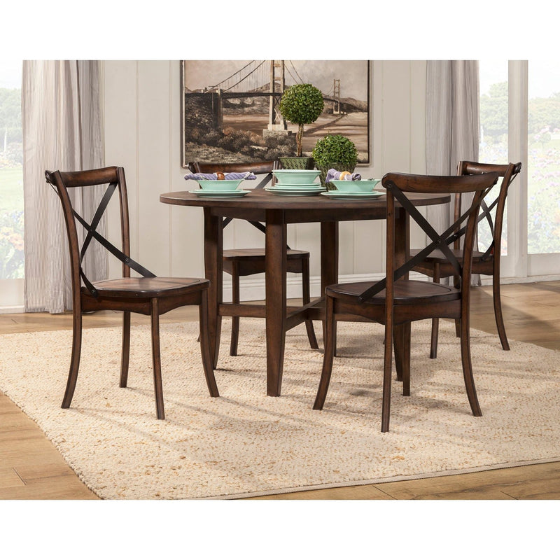 Arendal Side Chairs, Burnished Dark Oak