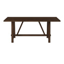 Arendal Trestle Dining Table, Burnished Dark Oak