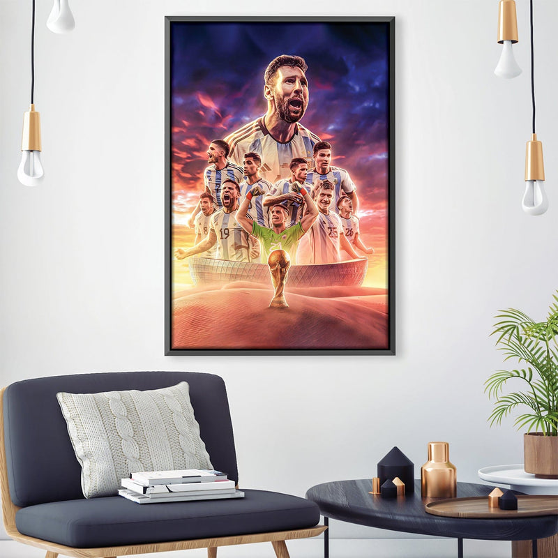 Argentina Champions Canvas