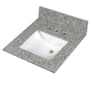 MSI Argento Grigio Vanity Top With Sink