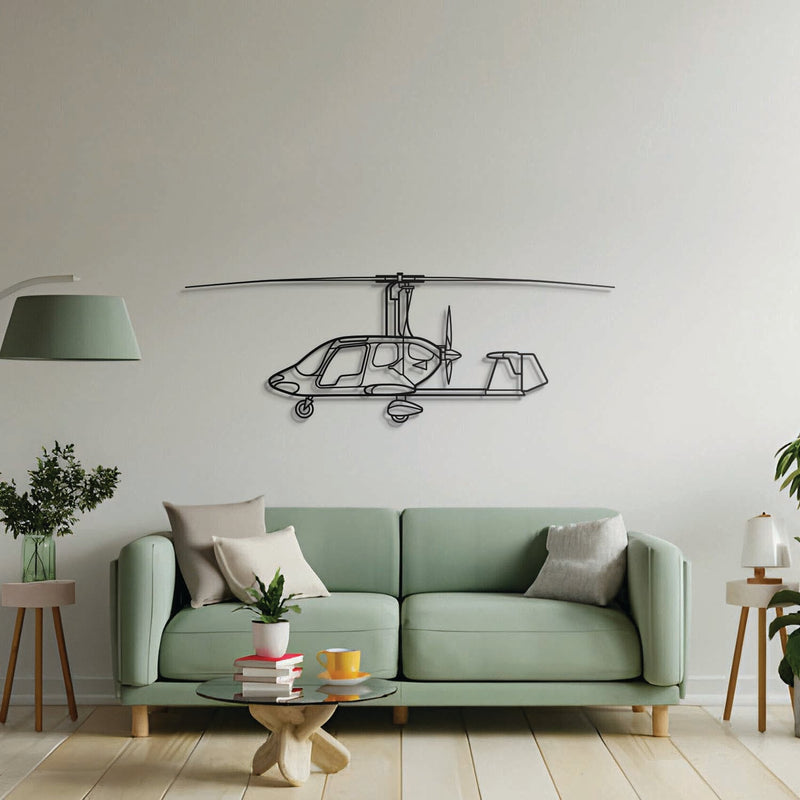 Argon GTL Metal Aircraft Wall Art - NCP0460