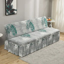 GobekUsa Elastic Armless Futon Bed Sofa Cover Slipcover