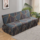 GobekUsa Elastic Armless Futon Bed Sofa Cover Slipcover