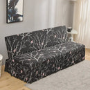 GobekUsa Elastic Armless Futon Bed Sofa Cover Slipcover